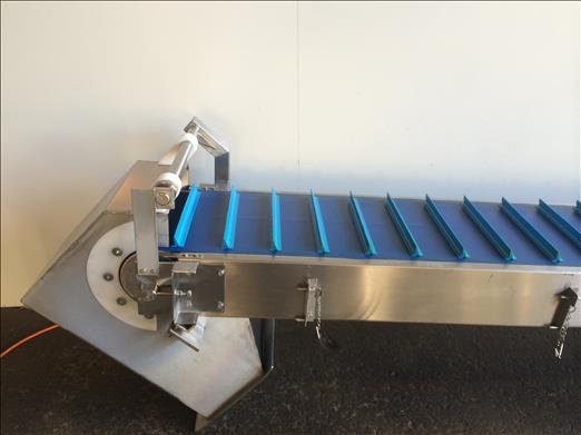 Flighted elevator conveyor