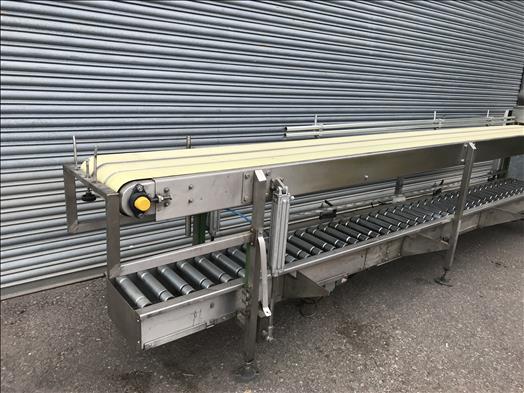 stainless two tier conveyor