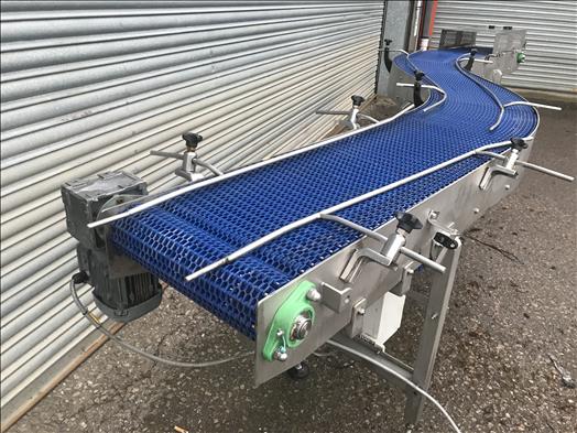 Stainless S bend conveyor