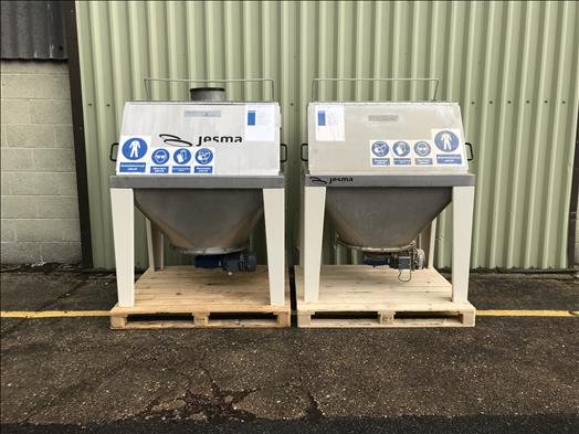 250Kg stainless agitated hopper