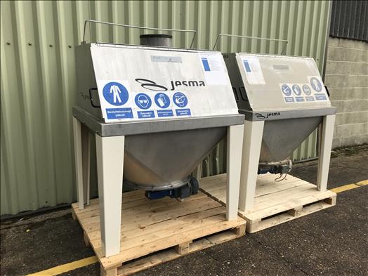 250Kg stainless agitated hopper