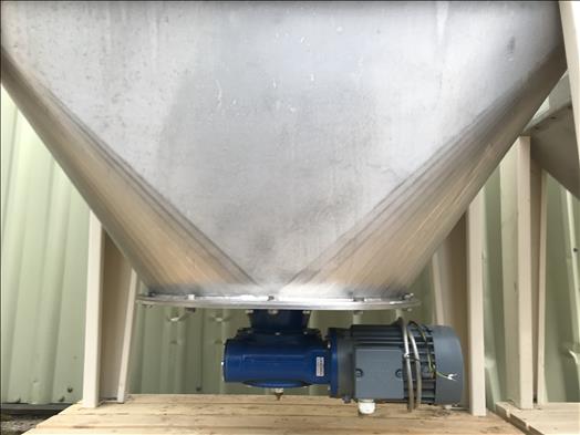 250Kg stainless agitated hopper