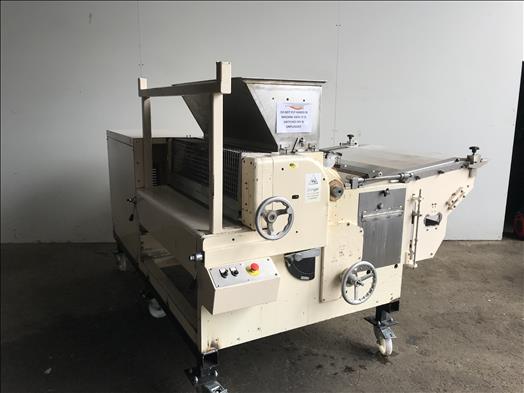 Rotary biscuit moulder