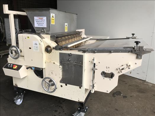 Rotary biscuit moulder