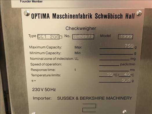 Checkweigher