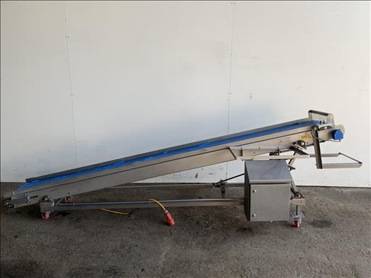 Flighted elevator conveyor