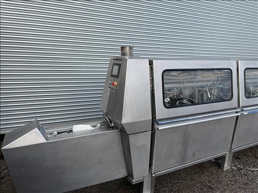 Fish gutting machine