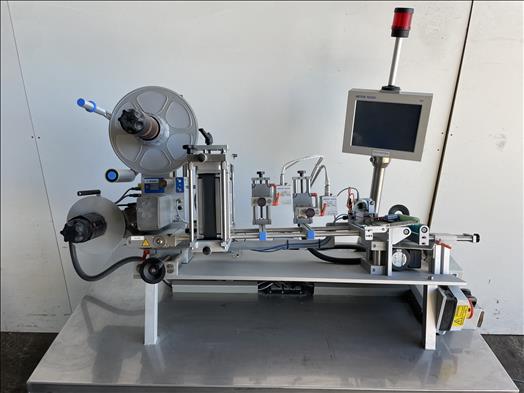 Semi automatic wrap labeller