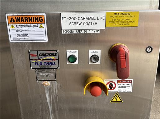 Screw coater popcorn