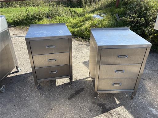 Stainless cabinets