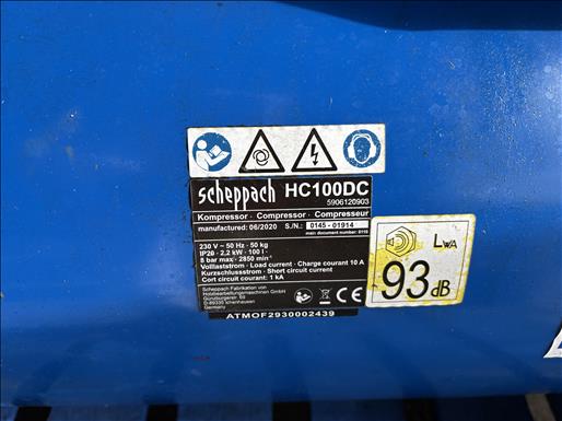 Twin cylinder air compressor