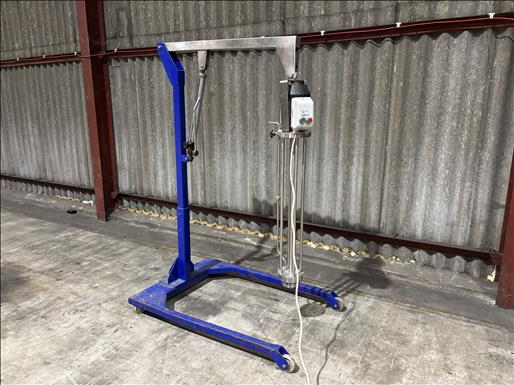 High shear mixer on stand