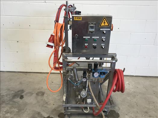 Mobile heated spray glazer